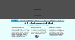 Desktop Screenshot of hillandhollowcamp.com